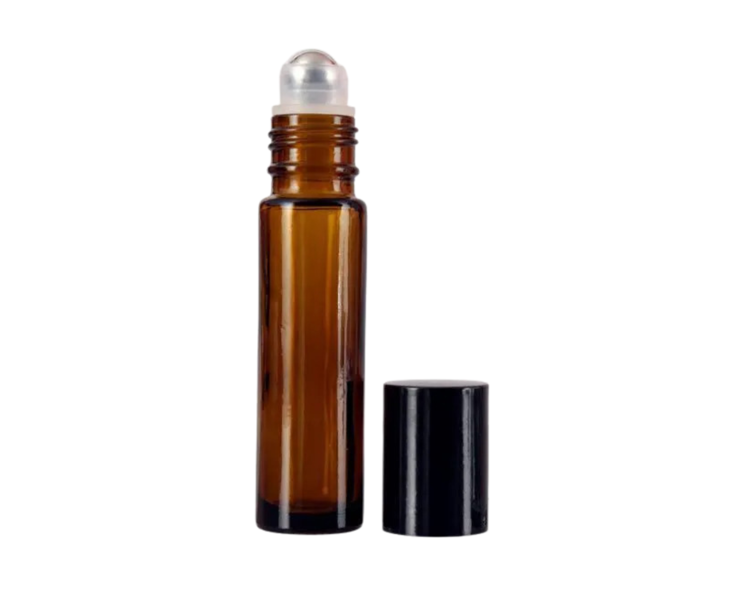 Roll-on alargado Vidrio ámbar 10ml