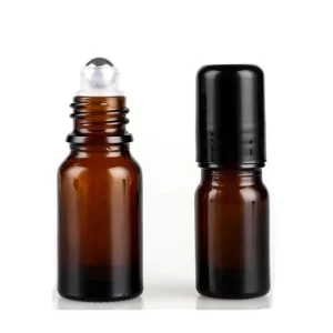 Frasco Roll-on de vidrio 10ml Ámbar