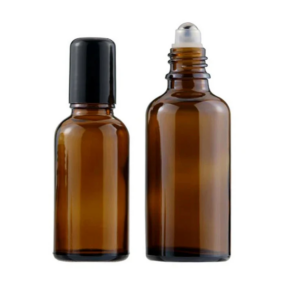 Frasco Roll-on de vidrio 30ml Ámbar